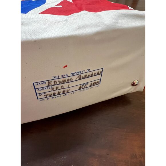 Land O Lakes Butter Tote Bag Live It Up Northwest Orient 747 Zipper Closure - Picture 4 of 6